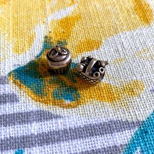 Pandora cupcake and picnic basket Charms